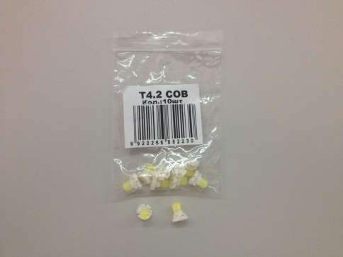 СВЕТОДИОД Т4.2 БЕЛЫЙ ИНОМАРКА В СБ. фото 1