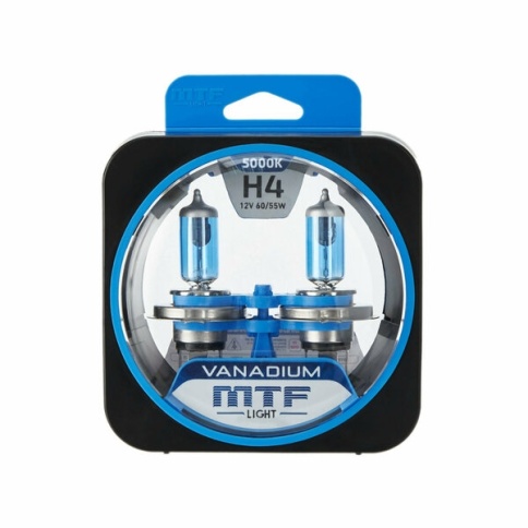 ЛАМПЫ Н4 60/55W 5000К VANADIUM MTF  фото 1