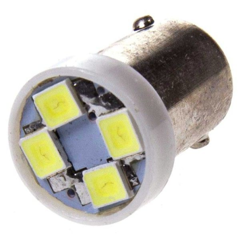 СВЕТОДИОД T10 БЕЛЫЙ  4 SMD фото 1