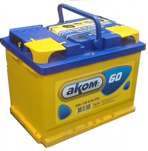 АКБ АКОМ EFB 6СТ-60А фото 1