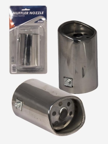 НАСАДКА ГЛУШИТЕЛЯ NOVA ХРОМ 75мм фото 1