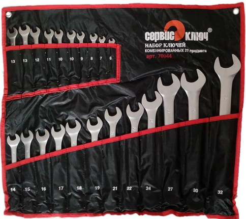 НАБОР КЛЮЧЕЙ 22 пр СУМКА СЕРВИС КЛЮЧ фото 1