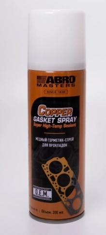 ГЕРМЕТИК ABRO МЕДНЫЙ аэроз. 200мл фото 1