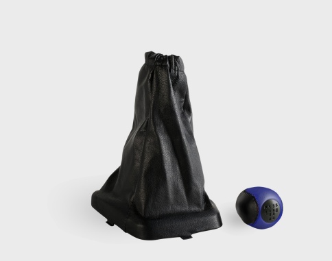 ЧЕХОЛ РУКОЯТКИ КПП СИНИЙ 1118 фото 1