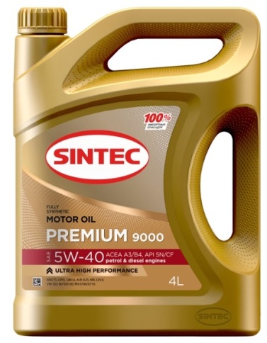 МАСЛО SINTEC PREMIUM  5W40 4л син фото 1