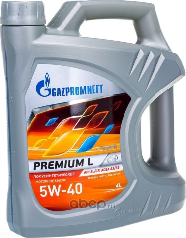 МАСЛО GAZPROMNEFT PREMIUM L 5W-40 4л. фото 1