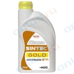 АНТИФРИЗ SINTEC ЖЕЛТЫЙ 1кг. фото 1