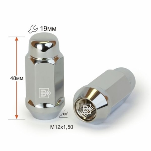 ГАЙКА КОЛЕСА М12х1,5х48 кл.19 ЗАКР. фото 1