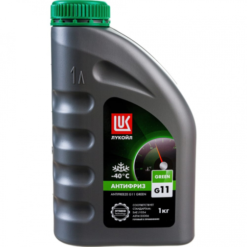 АНТИФРИЗ ЛУКОЙЛ ЗЕЛЕНЫЙ 1кг. фото 1