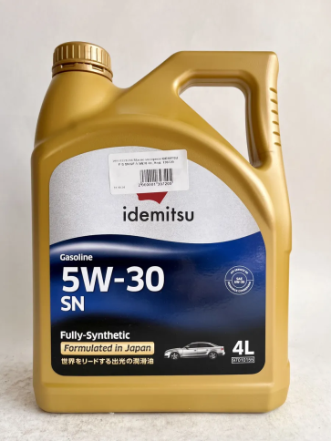 МАСЛО IDEMITSU 5W30 4л син фото 1
