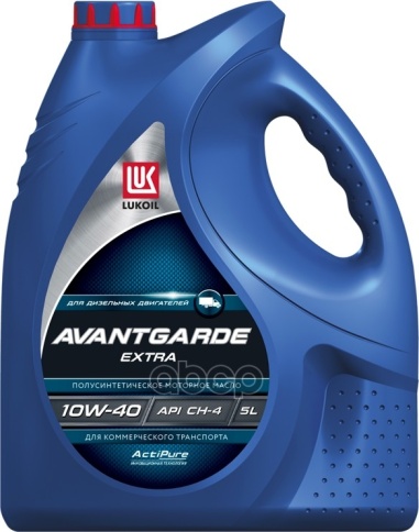 МАСЛО ЛУКОЙЛ АВАНГАРД 10W40 5л п/с фото 1