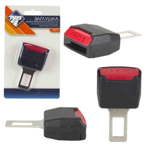 ЗАГЛУШКА-ЗАЩЕЛКА РЕМНЯ БЕЗОПАС. МЕТАЛЛ фото 1