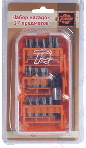НАБОР БИТ 27пр. фото 1