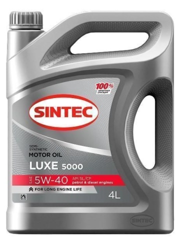 МАСЛО SINTEC ЛЮКС 5W40 4л п/с фото 1