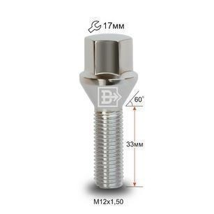 БОЛТ КОЛЕСА М12х1,5х33  кл.17 фото 1
