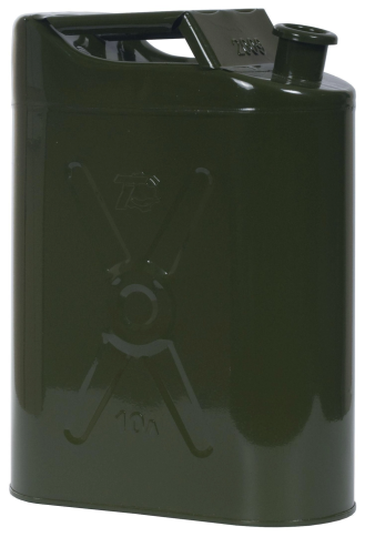 КАНИСТРА 10л.СТАЛЬНАЯ фото 1