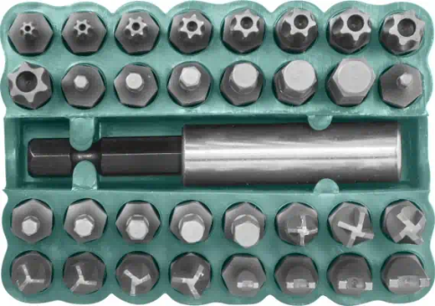 НАБОР БИТ СЕКРЕТОК 33пр. 30мм JW фото 1