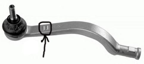 НАКОНЕЧНИК РУЛЕВОЙ ЛЕВ. ЛАРГУС/X-RAY фото 1