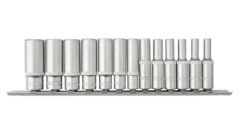 НАБОР ГОЛОВОК 1/4 13пр.(12гр) 4-14мм. ГЛУБ. Thorvik фото 1