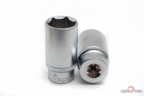 ГОЛОВКА СЕРВИС КЛЮЧ 30 1/2 ( 6гр) глубокая  фото 1