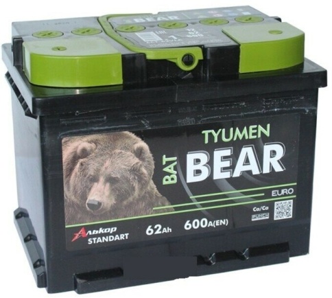 АКБ МЕДВЕДЬ 6СТ-62 ТЮМЕНЬ фото 1