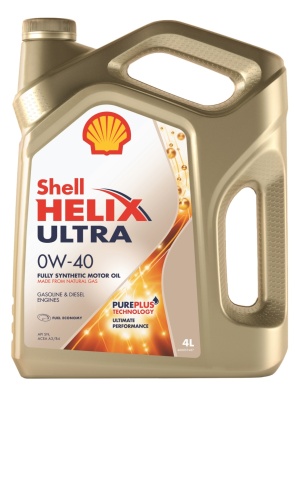 МАСЛО SHEL HELIX ULTRA 0W40 4л фото 1