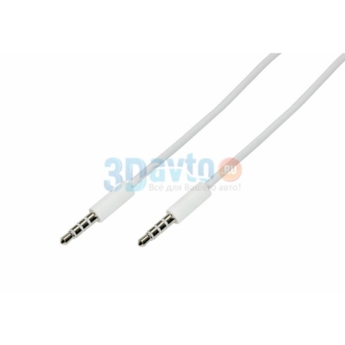 ПРОВОД АКУСТИЧЕСКИЙ AUX  1,0мх3.50мм фото 1