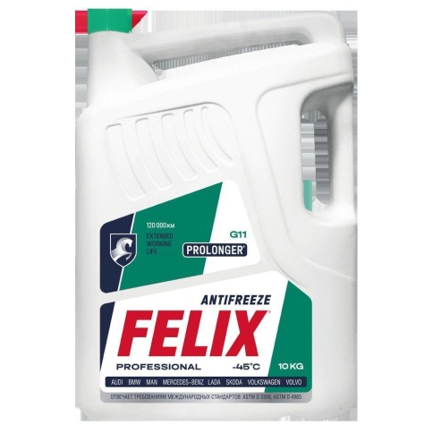 АНТИФРИЗ FELIX ЗЕЛЕНЫЙ 10кг. фото 1