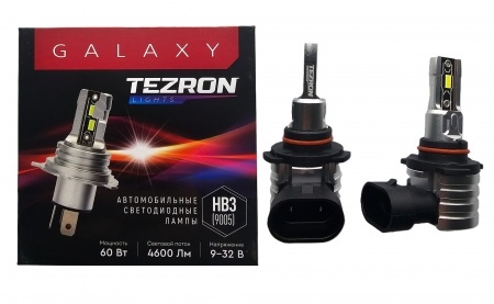 СВЕТОДИОДЫ НB3 60W 6000K 4600LM TEZRON GALAXY фото 1