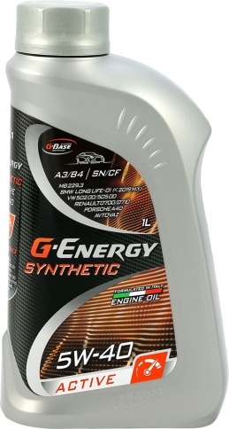 МАСЛО G-ENERGY ACTIVE 5W-40 1л. фото 1