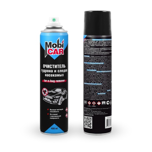 ОЧИСТИТЕЛЬ НАСЕКОМЫХ И ГУДРОНА MOBICAR 400мл.  фото 1