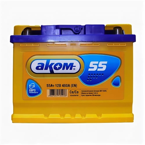 АКБ АКОМ EFB 6СТ-55А фото 1