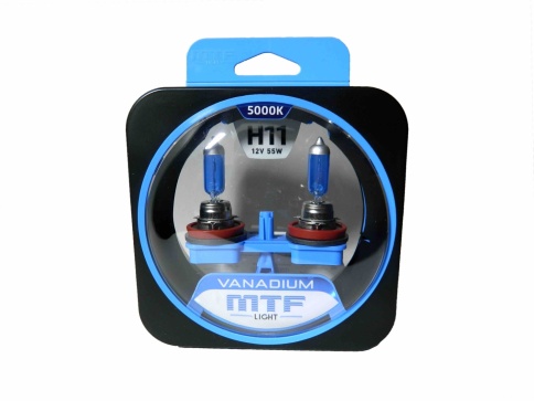 ЛАМПЫ Н11 55W 5000К VANADIUM MTF  фото 1