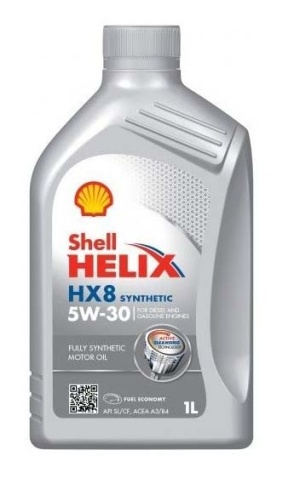 МАСЛО SHEL HELIX HX8 5W30 1л фото 1