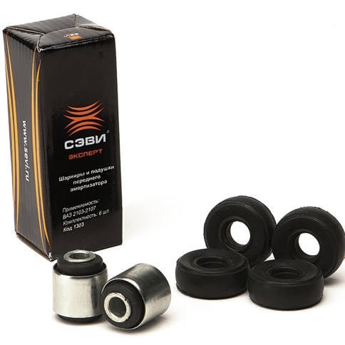 ВТУЛКИ АМОРТ. ПЕРЕДНЕГО СЭВИ 2101 фото 1