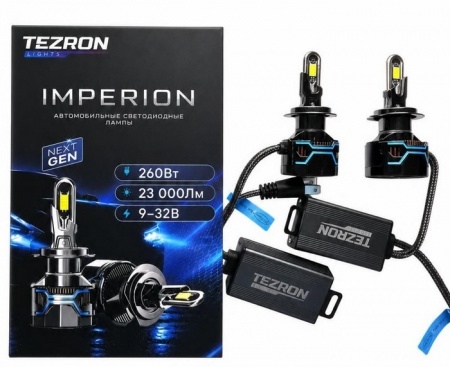 СВЕТОДИОДЫ НB3 260W 6000K 23000LM TEZRON IMPERION фото 1