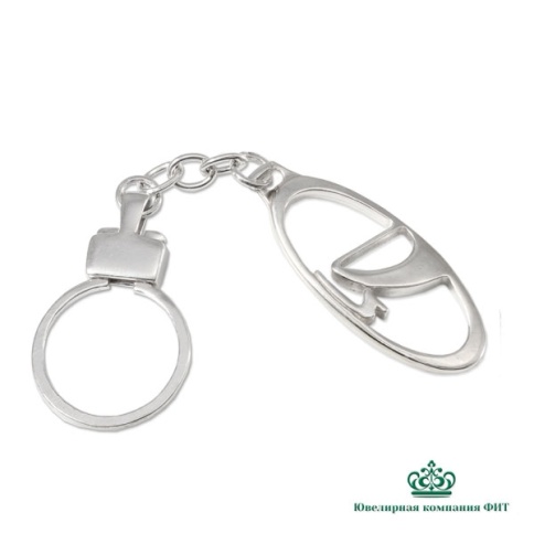 БРЕЛОК МЕТАЛЛ. МОДЕЛЬ ОВАЛ 20358 фото 1