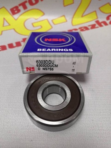 ПОДШИПНИК ГЕНЕРАТОРА NSK 6303DDUCM 2110 фото 1