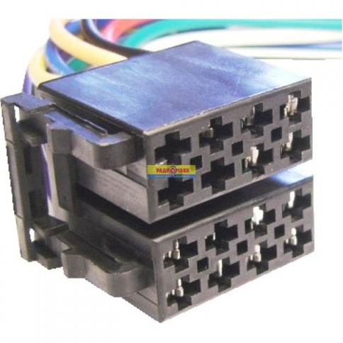 РАЗЪЕМ Д/МАГНИТОЛ СДВОЕННОЕ ГНЕЗДО (МАМА) фото 1