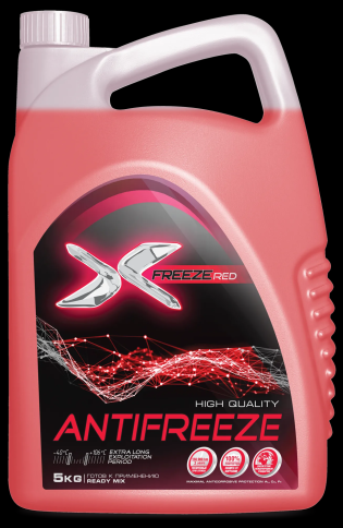 АНТИФРИЗ  X-FREEZE КРАСНЫЙ 5кг. фото 1