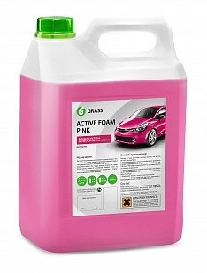 АВТОШАМПУНЬ  Б/М  ГРАСС Active Foam Pink 6л фото 1