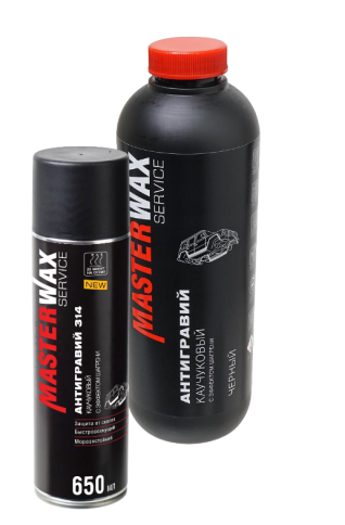 АНТИГРАВИЙ MasterWAX ШАГРЕНЬ белый 1л фото 1