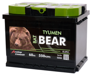 АКБ МЕДВЕДЬ 6СТ-60 ТЮМЕНЬ фото 1