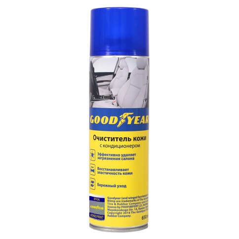 ОЧИСТИТЕЛЬ КОЖИ И КОНДИЦИОНЕР GOODYEAR 650мл фото 1