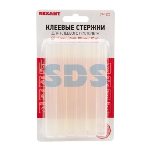 СТЕРЖЕНЬ ДЛЯ ТЕРМО ПИСТОЛЕТА 11x100 мм. ПРОЗРАЧНЫЙ фото 1