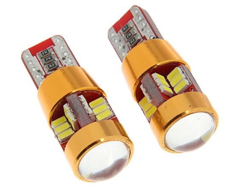 СВЕТОДИОД T10 БЕЛЫЙ 27 SMD ОБМАНКА фото 1