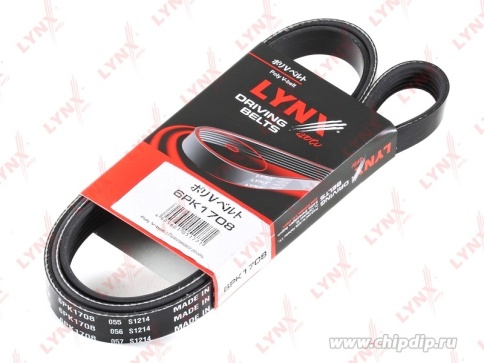 РЕМЕНЬ ГЕНЕРАТОРА 1710 (1708) 16кл.ГУР/КОНД LYNX ЛАРГУС фото 1
