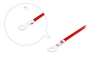 КЛЕММА ПОД БОЛТ М4 С ПРОВОДОМ фото 1